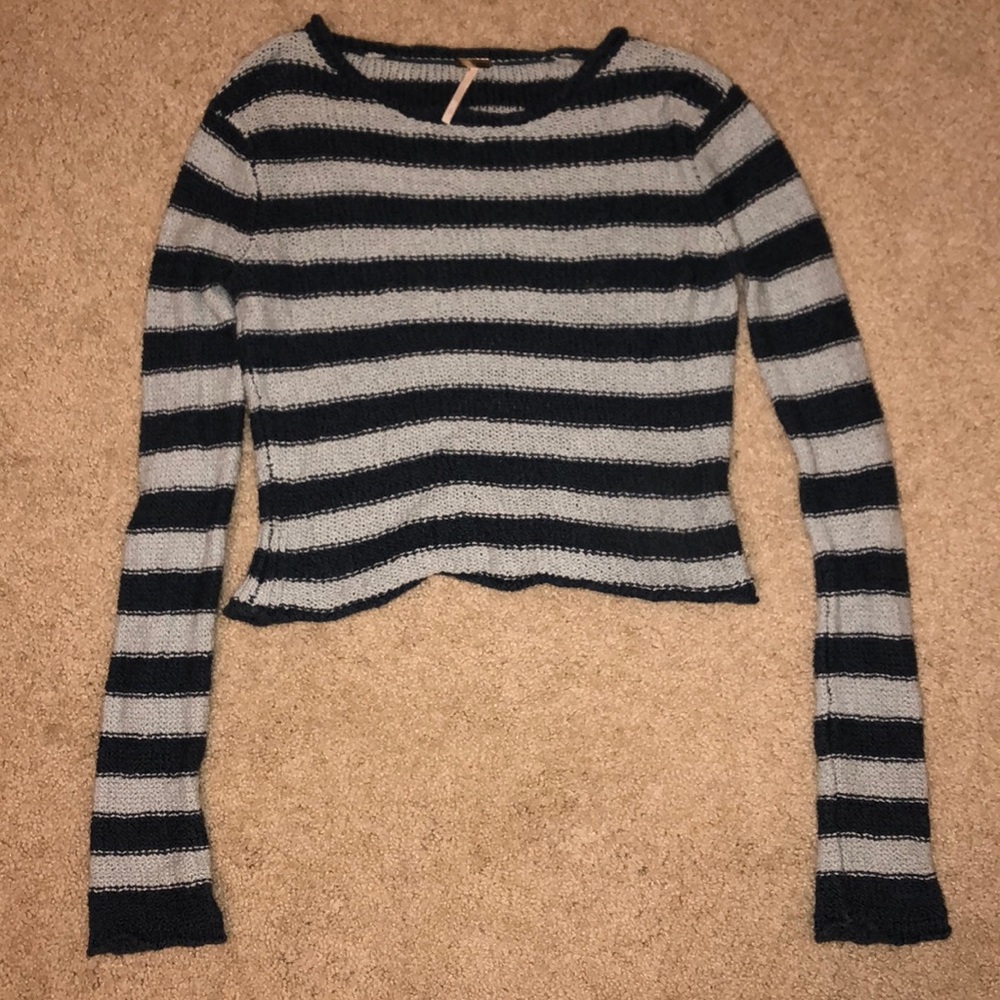 Free People Beach Cropped Sweater!